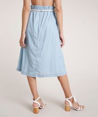 Saia-Jeans-Feminina-Agua-de-Coco-Midi-Clochard-com-Cinto-Azul-Claro-9809276-Azul_Claro_2