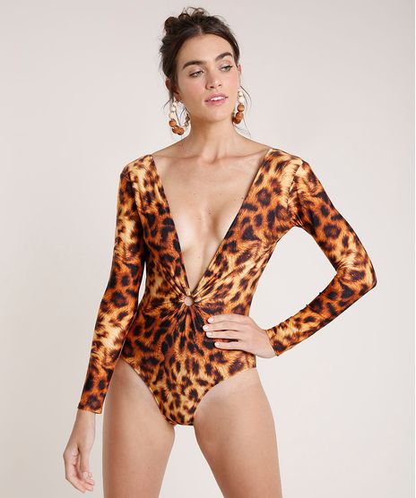 Maio-Body-Agua-de-Coco-Animal-Print-Onca-com-Argola-Sem-Bojo-Manga-Longa-Protecao-UV50--Caramelo-9719080-Caramelo_1