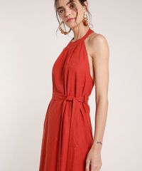 Vestido-Feminino-Agua-de-Coco-Longo-Frente-Unica-com-Linho-Bordado-de-Coqueiros-Cobre-9677874-Cobre_4