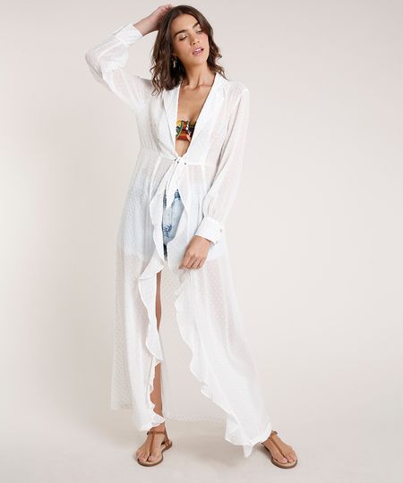 Chemise-Feminina-Agua-de-Coco-Longa-com-Babado-e-No-Manga-Longa-Off-White-9677888-Off_White_1