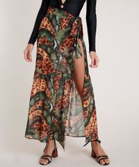 Saia-Saida-de-Praia-Feminina-Agua-de-Coco-Longa-Estampada-Bananeira-Animal-Print-Onca-Caramelo-9753991-Caramelo_1