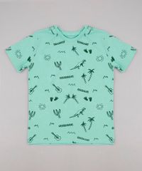 Camiseta-Infantil-Estampada-de-Cactos-e-Dinossauros-Manga-Curta-Verde-Claro-9736749-Verde_Claro_1
