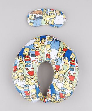 Kit-de-Apoio-de-Pescoco-Os-Simpsons-Estampado---Tapa-Olho-Branco-9758155-Branco_1