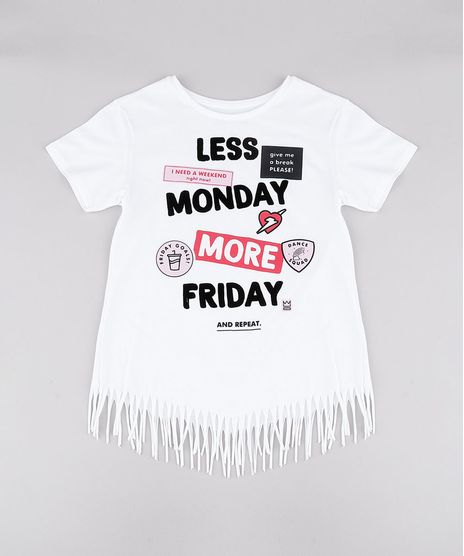 Blusa-Infantil--Less-Monday-More-Friday--com-Franjas-Manga-Curta-Decote-Redondo-Off-White-9741319-Off_White_1