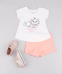 Conjunto-Infantil-Gata-Marie-de-Blusa-Manga-Curta-Rosa-Claro---Short-em-Moletom-Coral-9742269-Coral_3