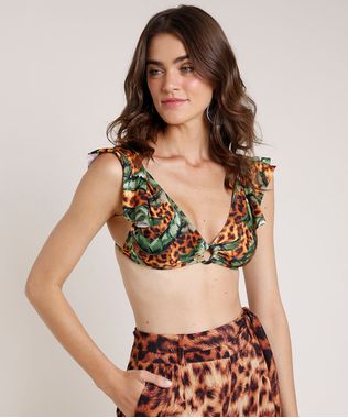 Biquini-Top-Agua-de-Coco-Triangulo-Estampado-Bananeira-Animal-Print-Onca-com-Bojo-e-Babado-Protecao-UV50--Caramelo-9718436-Caramelo_1