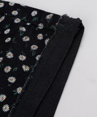 Short-de-Sarja-Infantil-Estampado-Floral-Barra-Dobrada-Preto-9776960-Preto_4