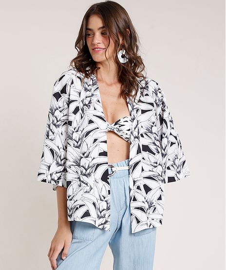 Kimono-Feminino-Agua-de-Coco-Estampado-Bromelia-Colorida-Branco-9677883-Branco_1