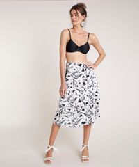 Saia-Feminina-Agua-de-Coco-Midi-Estampada-Bromelias-com-Cinto-Branca-9677885-Branco_3