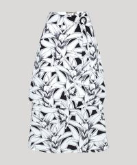 Saia-Feminina-Agua-de-Coco-Midi-Estampada-Bromelias-com-Cinto-Branca-9677885-Branco_5
