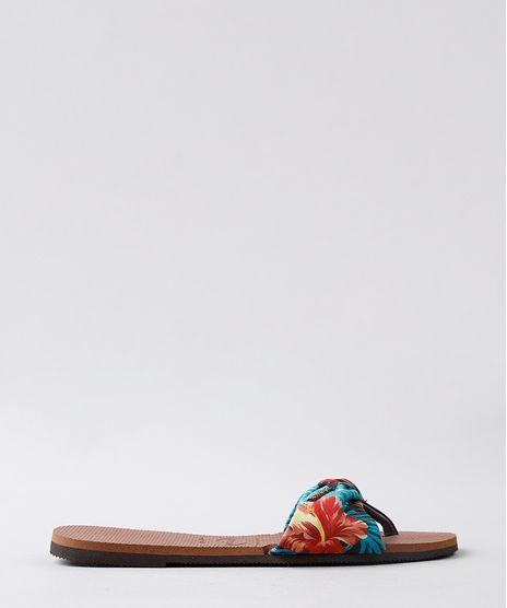 Rasteira-Feminina-Havaianas-You-St--Tropez-Estampado-Floral-Marrom-9716608-Marrom_1