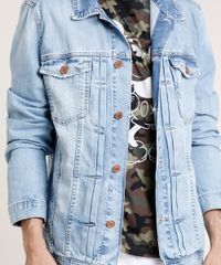 Jaqueta-Jeans-Masculina-Trucker-com-Bolsos-Azul-Claro-9532785-Azul_Claro_4