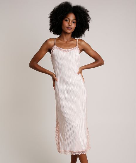 Vestido-Slip-Dress-Feminino-Mindset-Midi-Acetinado-Plissado-com-Renda-Alcas-Finas-Rose-9846877-Rose_1