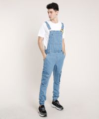 Macacao-Jeans-Masculino-Jogger-Skinny-Cargo-Azul-Claro-9757287-Azul_Claro_3 Macacao-Jeans-Masculino-Jogger-Skinny-Cargo-Azul-Claro-9757287-Azul_Claro_3