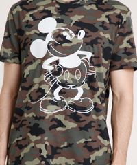 Camiseta-Masculina-Mickey-Estampada-Camuflada-Manga-Curta-Gola-Careca-Verde-Militar-9597336-Verde_Militar_4