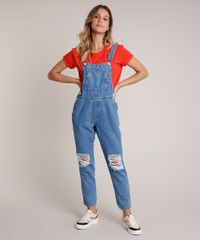 Macacao-Jeans-Feminino-Destroyed-com-Bolsos-Azul-Medio-9758584-Azul_Medio_3