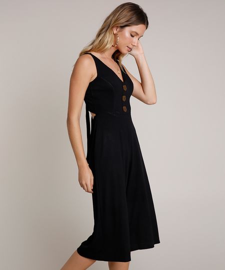 Macacao-Feminino-Pantacourt-com-Amarracao-e-Botoes-Alcas-Medias-Preto-9780274-Preto_1
