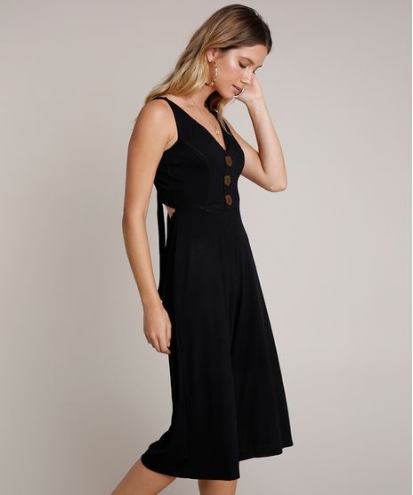 Macacao-Feminino-Pantacourt-com-Amarracao-e-Botoes-Alcas-Medias-Preto-9780274-Preto_1