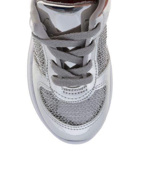 tenis molekinha metalizado