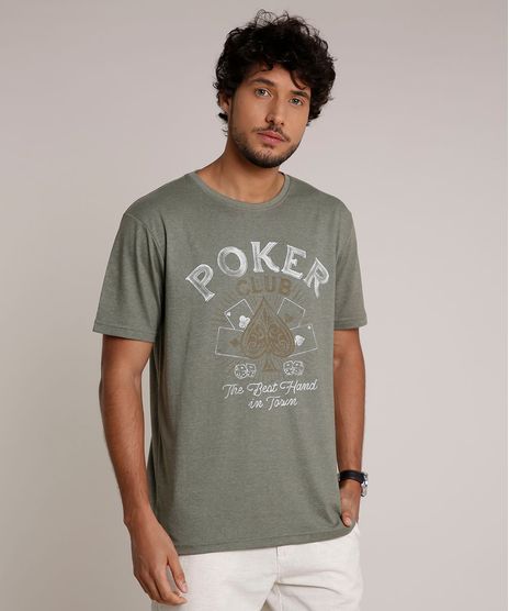 Camiseta-Masculina--Poker-Club--Manga-Curta-Gola-Careca-Verde-9743694-Verde_1