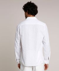 Bata-Masculina-Comfort-Texturizada-com-Botoes-Manga-Longa-Off-White-9642353-Off_White_2