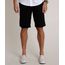 Bermuda-de-Sarja-Masculina-Reta-Alfaiatada-Preta-9778723-Preto_1