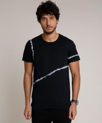 Camiseta-Masculina-Slim-Fit-Tie-Dye-Manga-Curta-Gola-Careca-Preta-9729536-Preto_1