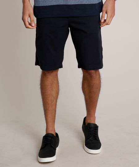 Bermuda-de-Sarja-Masculina-Reta-Alfaiatada-Azul-Marinho-9778477-Azul_Marinho_1