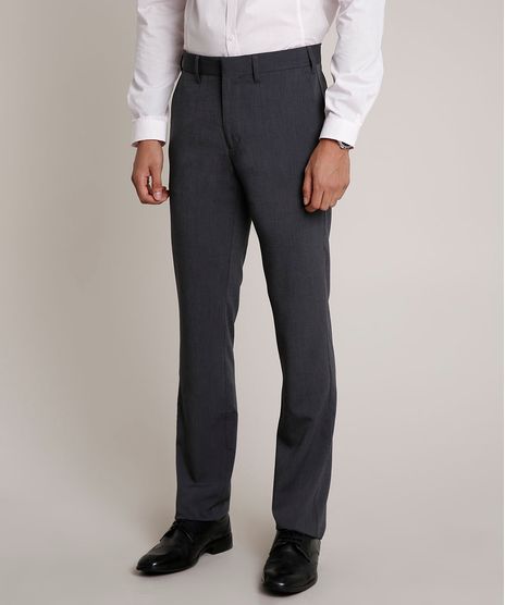 Calca-Masculina-Social-Reta-Alfaiatada-Cinza-Mescla-Escuro-9552129-Cinza_Mescla_Escuro_1