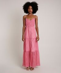 Vestido-Feminino-Mindset-Longo-Estampado-Xadrez-Vichy-Alcas-Finas-Rosa-9847434-Rosa_1