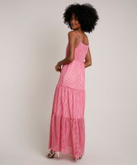 Vestido-Feminino-Mindset-Longo-Estampado-Xadrez-Vichy-Alcas-Finas-Rosa-9847434-Rosa_2