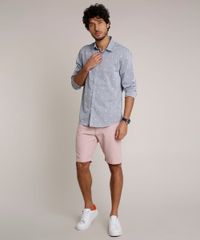 Camisa-Masculina-Slim-Estampada-de-Coqueiros-Manga-Longa-Cinza-Mescla-9645931-Cinza_Mescla_3