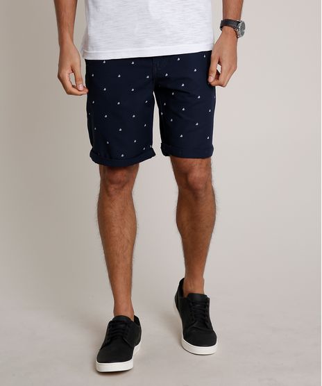 Bermuda-Masculina-Estampada-Mini-Print-de-Barco-Azul-Marinho-9755590-Azul_Marinho_1