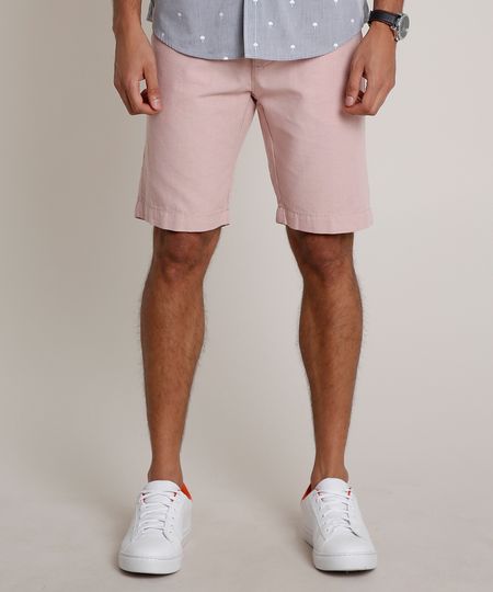 Bermuda-Masculina-Reta-Alfaiatada-com-Linho-Rose-9754107-Rose_1