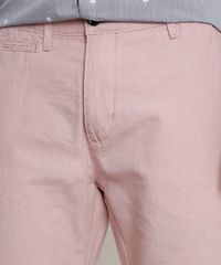 Bermuda-Masculina-Reta-Alfaiatada-com-Linho-Rose-9754107-Rose_2
