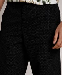 Bermuda-Masculina-Reta-Alfaiatada-Estampada-Mini-Print-Preta-9754101-Preto_2