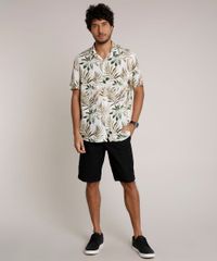 Bermuda-Masculina-Reta-Alfaiatada-Estampada-Mini-Print-Preta-9754101-Preto_3