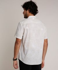 Camisa-Masculina-Relaxed-Estampada-Floral-Manga-Curta-Kaki-Claro-9657165-Kaki_Claro_2