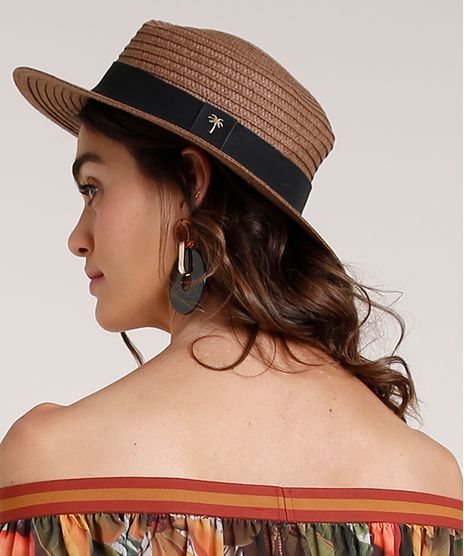 Chapeu-Feminino-Agua-de-Coco-com-Faixa-Marrom-9715216-Marrom_1