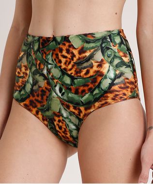 Biquini-Calcinha-Agua-de-Coco-Hot-Pant-Dupla-Face-Estampado-Bananeira-Animal-Print-Onca-Protecao-UV50--Caramelo-9718441-Caramelo_1