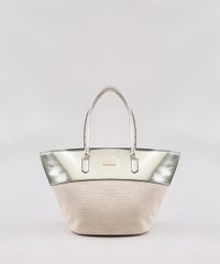 Bolsa-Feminina-Agua-de-Coco-Grande-Metalizada-com-Palha-Bege-Claro-9726010-Bege_Claro_1