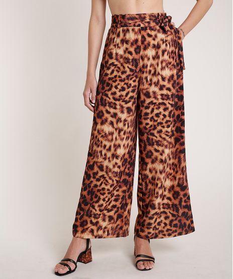 Calca-Feminina-Agua-de-Coco-Pantalona-Estampada-Animal-Print-Onca-Caramelo-9677882-Caramelo_1