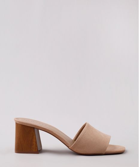 Tamanco-Feminino-Oneself-em-Tira-com-Salto-Medio-Amadeirado-Bege-9828181-Bege_1