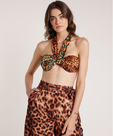 Biquini-Top-Agua-de-Coco-Frente-Unica-Bananeira-Animal-Print-Onca-com-Bojo-Protecao-UV50--Caramelo-9718440-Caramelo_1