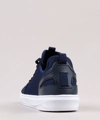 Tenis-Masculino-Oneself-Estampado-Xadrez-com-Recortes-Azul-Marinho-9775670-Azul_Marinho_3