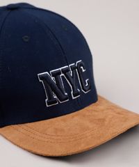 Bone-Masculino-Aba-Curva-com-Suede-e-Bordado--NYC--Azul-Marinho-9769589-Azul_Marinho_3
