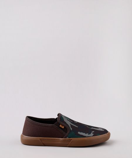 Tenis-Infantil-Molekinho-Slip-On-com-Estampa-Camuflada-Marrom-9824894-Marrom_1