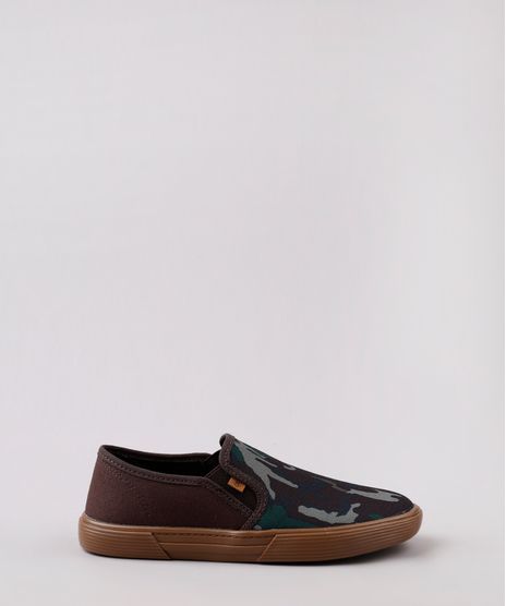 Tenis-Infantil-Molekinho-Slip-On-com-Estampa-Camuflada-Marrom-9824894-Marrom_1