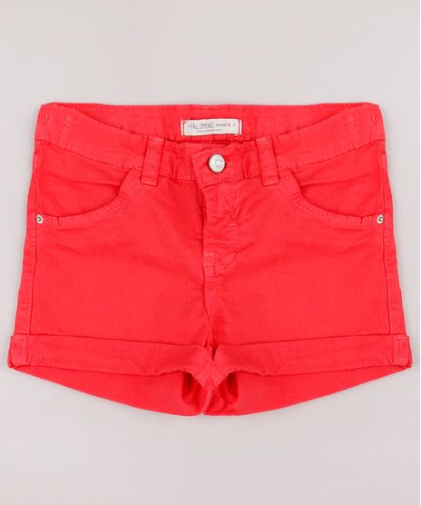 Short-de-Sarja-Infantil-com-Barra-Dobrada-Coral-9741608-Coral_1