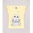 Blusa-Infantil-Gato-com-Boia-Manga-Curta-Amarela-9753222-Amarelo_1